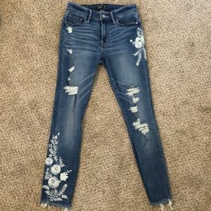 Abercrombie Harper Low Rise Ankle Jeans